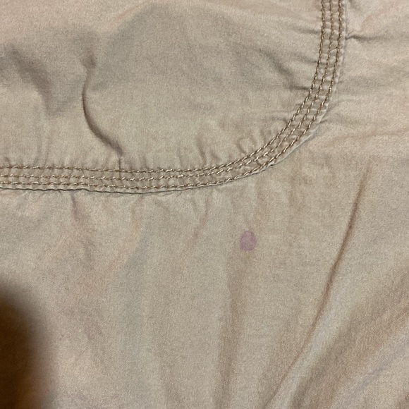 Women’s 14 FADED GLORY khaki shorts inseam 6” measurement laying flat is 19” - Picture 7 of 10